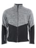 Peak Mountain Fleecejacke "Crocus" in Grau/ Schwarz