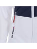 Peak Mountain Softshelljas "Apver" wit/donkerblauw