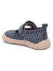 bisgaard Leren pantoffels blauw