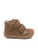 bisgaard Skórzane buty barefoot "Hale" w kolorze khaki