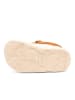 bisgaard Leder-Barfußschuhe "Morten" in Creme/ Orange