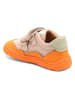 bisgaard Leder-Barfußschuhe "Morten" in Beige/ Orange