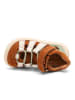bisgaard Leder-Barfußschuhe "Fiona" in Orange/ Creme