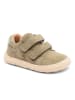 bisgaard Skórzane buty barefoot "Luna" w kolorze khaki