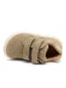 bisgaard Skórzane buty barefoot "Luna" w kolorze khaki