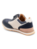bisgaard Leren sneakers "Walde" donkerblauw/crème