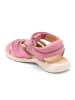 bisgaard Leder-Sandalen "Simone" in Rosa