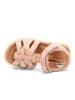 bisgaard Leder-Sandalen "Simone" in Rosa