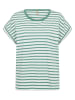 soyaconcept Shirt "Rina" in Weiß/ Grün