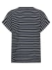 soyaconcept Shirt "Caimie" donkerblauw/wit