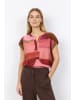 soyaconcept Bluse "Catania" in Rosa/ Camel