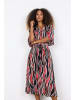 soyaconcept Kleid "Cammi" in Rot/ Schwarz