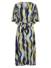 soyaconcept Kleid "Cammi" in Dunkelblau/ Hellblau/ Grün