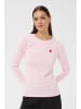 Kaffe Longsleeve lichtroze/crème