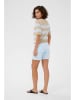 Kaffe Trui beige/lichtblauw