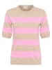 Kaffe Pullover in Beige/ Rosa