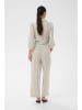 Kaffe Hose in Creme/ Grau