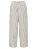 Kaffe Hose in Creme/ Grau