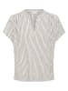 Kaffe Blouse "Milia" crème/blauwgrijs