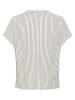 Kaffe Bluse "Milia" in Creme/ Blaugrau