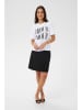 Kaffe Shirt in Weiß/ Schwarz