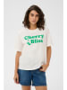 Kaffe Shirt crème/groen