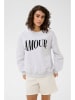 Kaffe Sweatshirt in Hellgrau