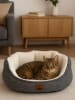 Paws&Whiskers Tierbett ''Coco'' in Grau/ Creme