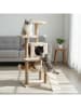 Paws&Whiskers Kratzbaum in Creme - (B)50 x (H)125 x (T)35 cm