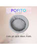 Paws&Whiskers Katzenbett ''Pofito'' in Grau - (H)22 x Ø 50 cm