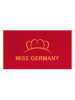 Egeria Strandtuch "Miss Germany" in Rot/ Orange