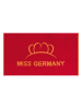Egeria Strandtuch "Miss Germany" in Rot/ Orange