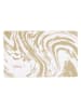 Egeria Badvorleger "Marble" in Beige/ Weiß
