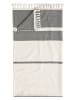 Egeria Saunatuch "Pestemal" in Creme/ Schwarz