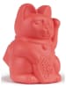 Donkey Solarna figurka dekoracyjna "Lucky Cat" w kolorze pomarańczowym - wys. 15 cm