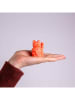 Donkey Solar-Winkekatze "Lucky Cat" in Orange - (H)15 cm