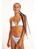 Banana Moon Bikini-Hose "Smiledye" in Hellblau/ Gelb