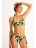 Banana Moon Bikini-Oberteil "Kalissa" in Schwarz/ Grün