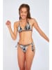 Banana Moon Bikini-Hose "Palmbreeze" in Schwarz/ Weiß