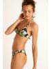 Banana Moon Bikini-Hose "Kalissa" in Schwarz/ Grün