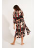 Livia Monte-Carlo Pareo "Mesquida" in Beige/ Schwarz/ Rot