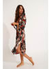 Livia Monte-Carlo Pareo "Mesquida" in Beige/ Schwarz/ Rot