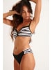 Livia Monte-Carlo Bikini-Oberteil "Gomer" in Schwarz/ Weiß