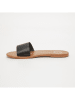 Les BAGATELLES Leren slippers "York" zwart