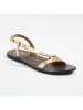 Les BAGATELLES Leren sandalen "Amadrya" goudkleurig
