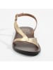 Les BAGATELLES Leren sandalen "Amadrya" goudkleurig