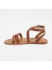 Les BAGATELLES Leder-Sandalen "Malini" in Camel