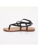 Les BAGATELLES Leren teensandalen "Union" zwart