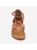 Les BAGATELLES Leren sandalen "Jacenia" camel