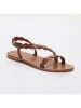 Les BAGATELLES Leder-Sandalen "Maria" in Camel